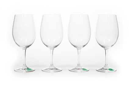 4 RIEDEL WINE GLASSES