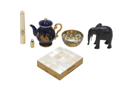 6 PC GROUP SMALLS MOP CASE - CIGARETTE HOLDER +