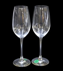PAIR RIEDEL CHAMPAGNE GLASSES