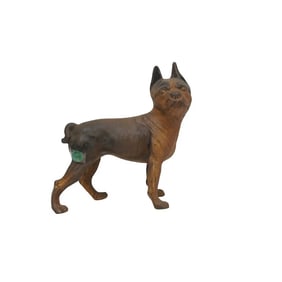 HUBLEY CAST IRON BOSTON TERRIER DOOR STOP