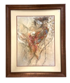 GARY BENFIELD HARLEQUIN SPRING SERIOLITHOGRAPH