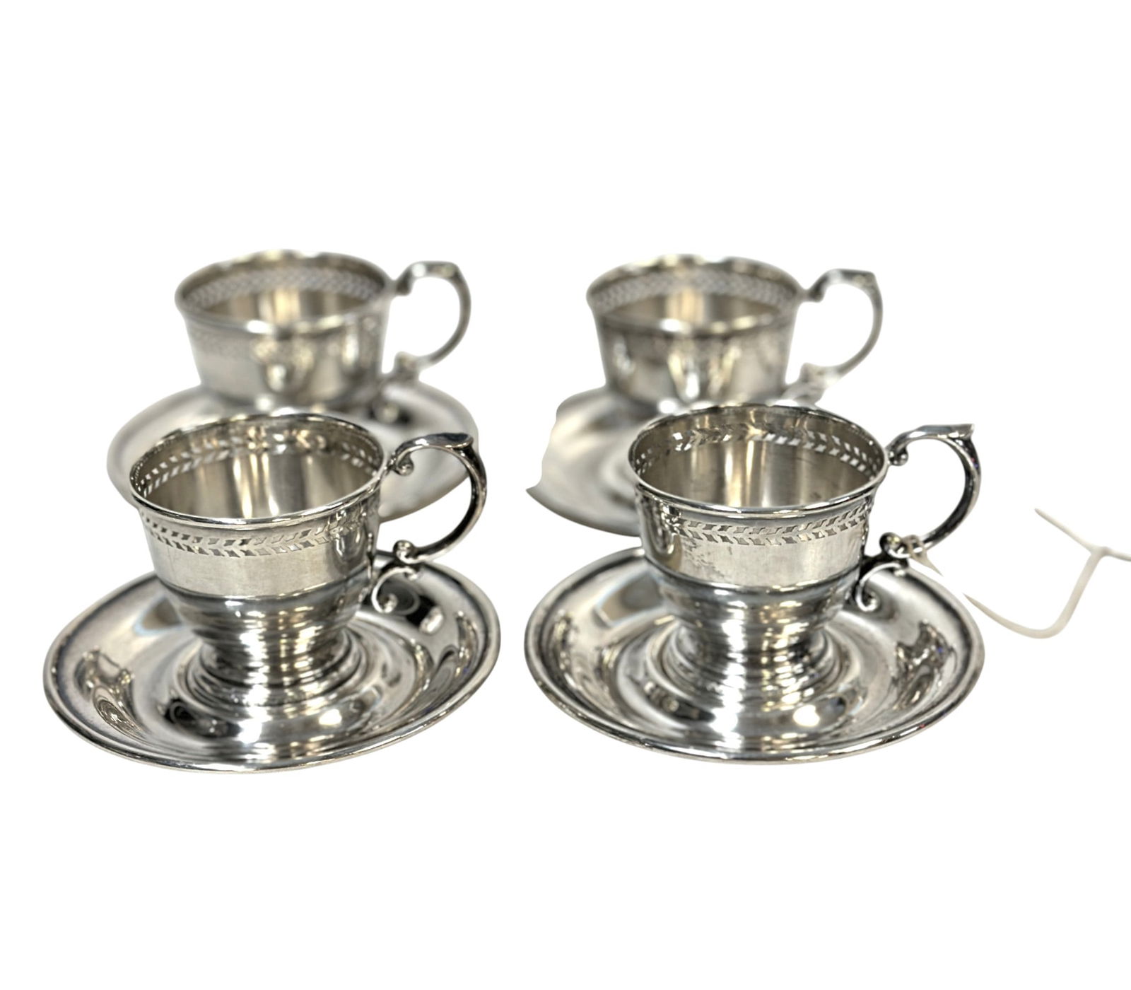 8 pc STERLING DOMINICK & HAFF DEMITASSE SET (1 of 2)