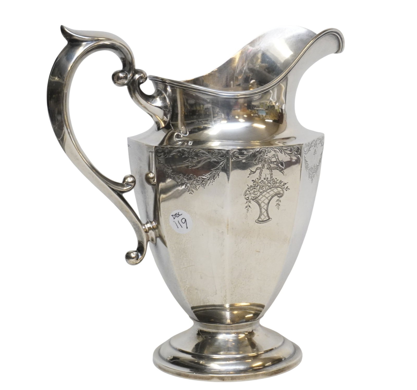 ANTIQUE STERLING SILVER HISTORIC SC PITCHER (1 of 7)