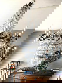 FRENCH LOUIS XVI EMPIRE STYLE CHANDELIER