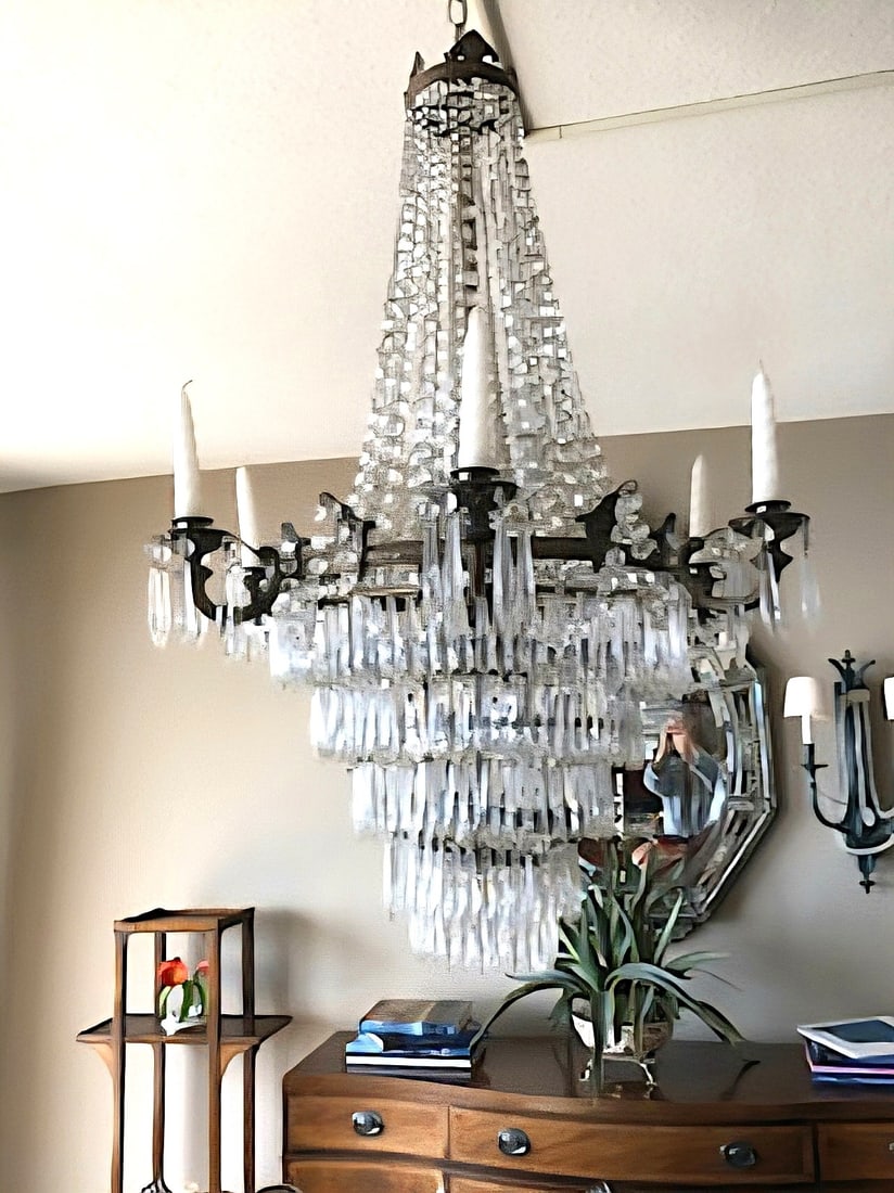 FRENCH LOUIS XVI EMPIRE STYLE CHANDELIER (1 of 1)