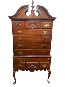 LINK TAYLOR MAHOGANY QUEEN ANNE HIGHBOY