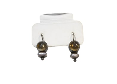 DESIGNER JANE DIAZ STERLING SILVER 925 STAMPED EARRINGS