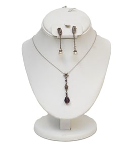 3 PIECES 925 SILVER JEWELRY