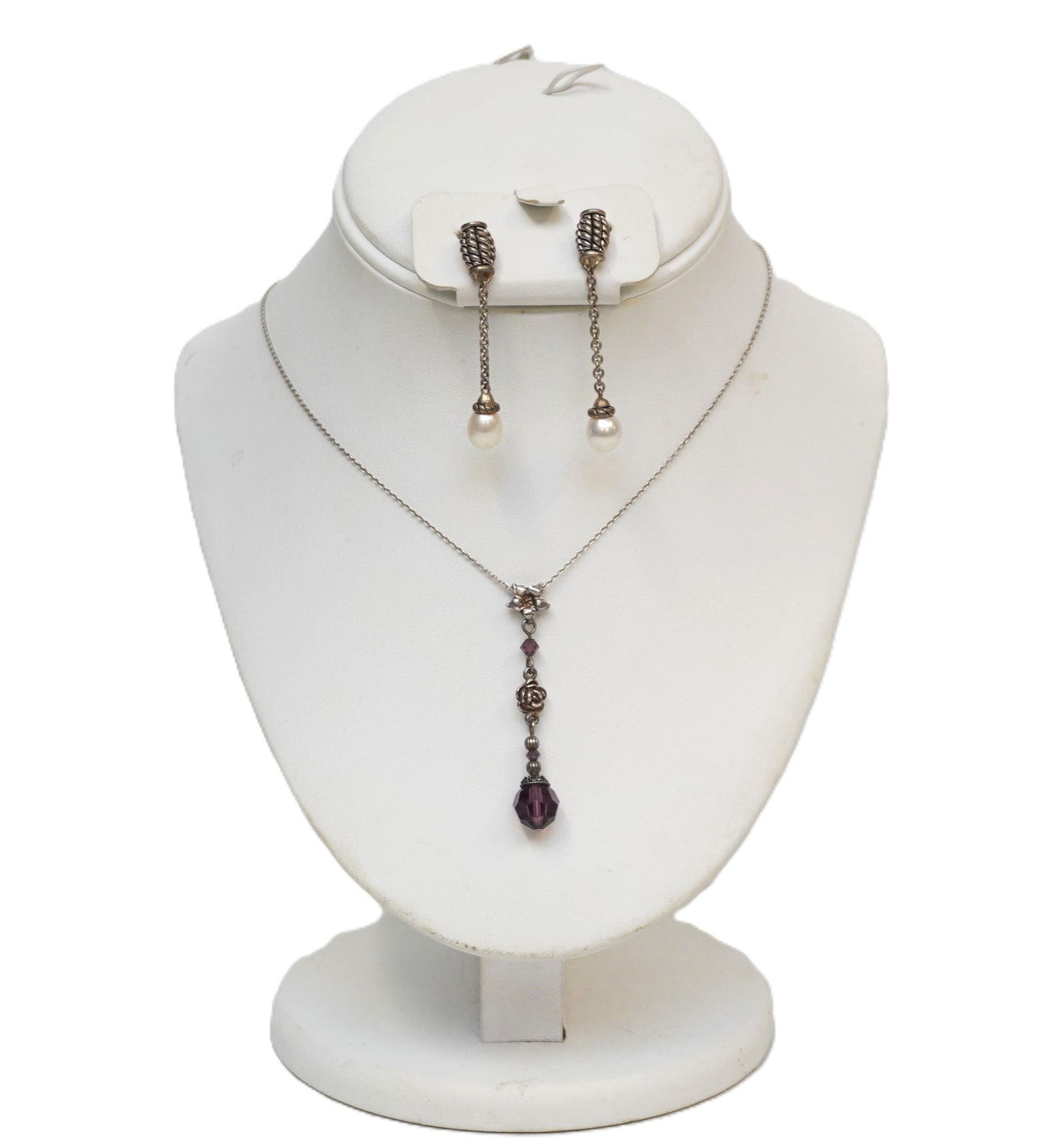 3 PIECES 925 SILVER JEWELRY (1 of 5)