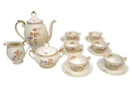 ALTROHLAU CZECH PORCELAIN TEA SET - 15 PIECES