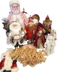 MISC. VINTAGE SANTAS AND CHRISTMAS DECOR