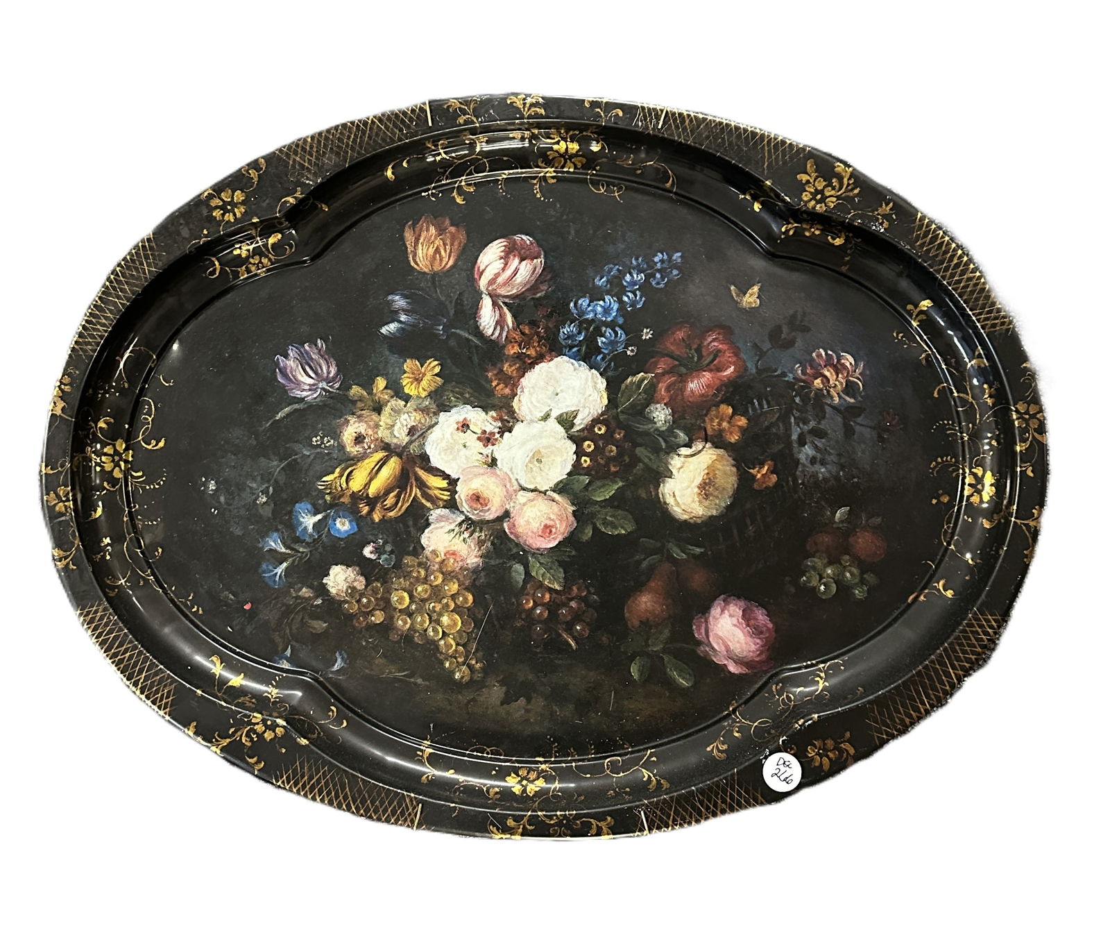 SHERWOOD STUDIO FLORAL TOLE TRAY (1 of 2)