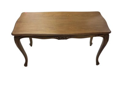 VINTAGE CARVED FRENCH PROVINCIAL COFFEE TABLE