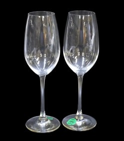 PAIR RIEDEL CHAMPAGNE GLASSES