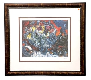 MARC CHAGALL BOUQUET DE FLEUR AMANTS LTD ED