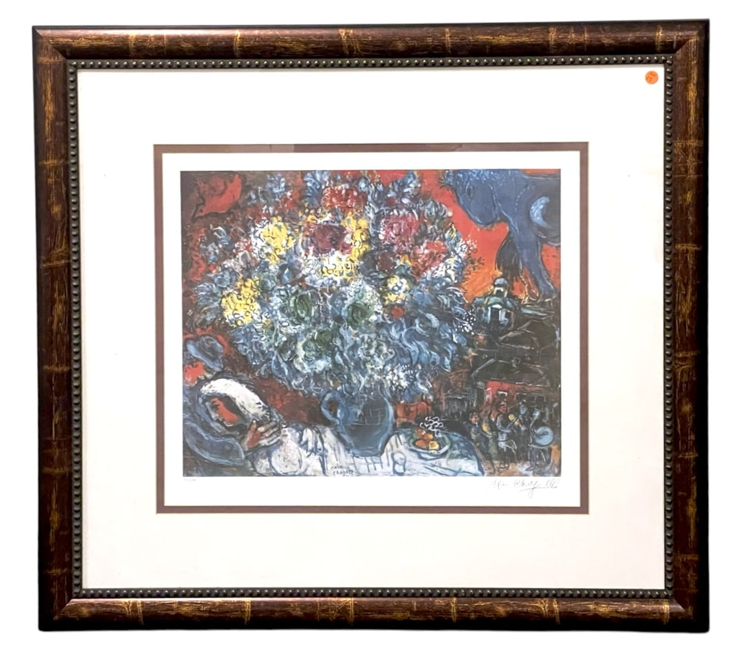 MARC CHAGALL BOUQUET DE FLEUR AMANTS LTD ED (1 of 4)
