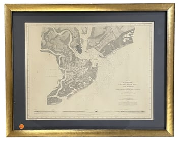MAP OF THE DEFENSES OF CHARLESTON CITY AND HARBOR