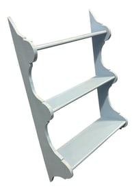 PRIMITIVE PAINTED WALL SHELF