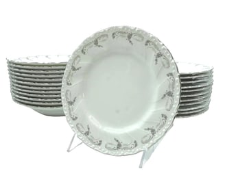 24 PC CAPEANS PORCELANA ESPANA SOUP & SALAD