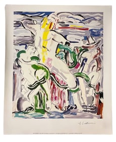 ROY LICHTENSTEIN SIGNED LAOCOON 1998 POSTER GERMANY