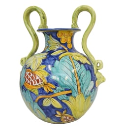 LARGE ARMANDO POGGI FIRENZE HAND PAINTED VASE