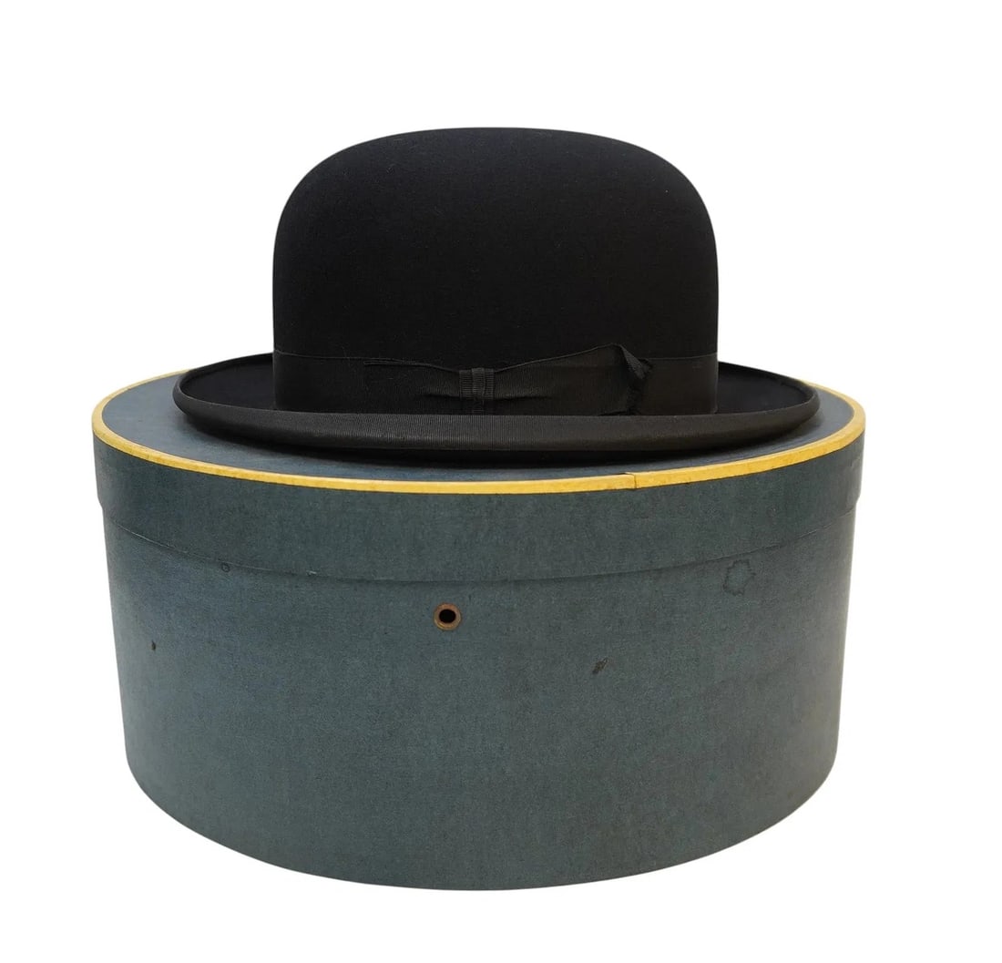 VINTAGE ROGERS PEET CO BOWLER DERBY HAT (1 of 4)