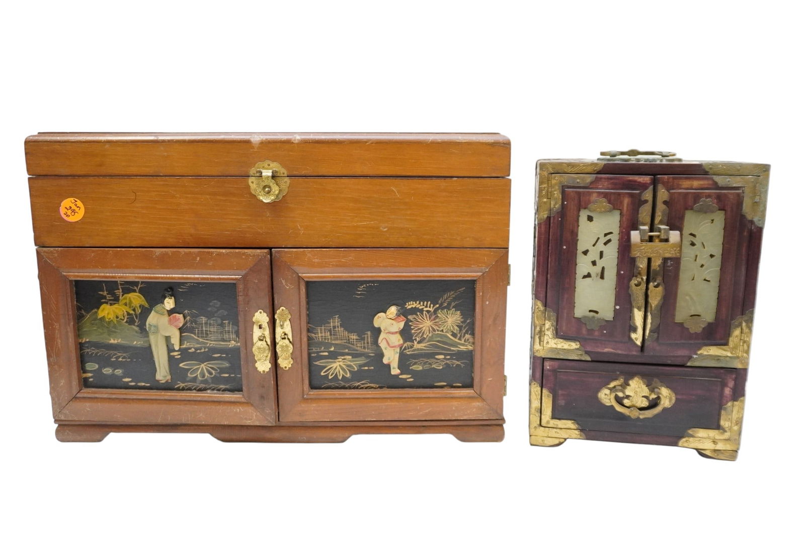 2 VINTAGE ASIAN JEWELRY BOXES (1 of 7)