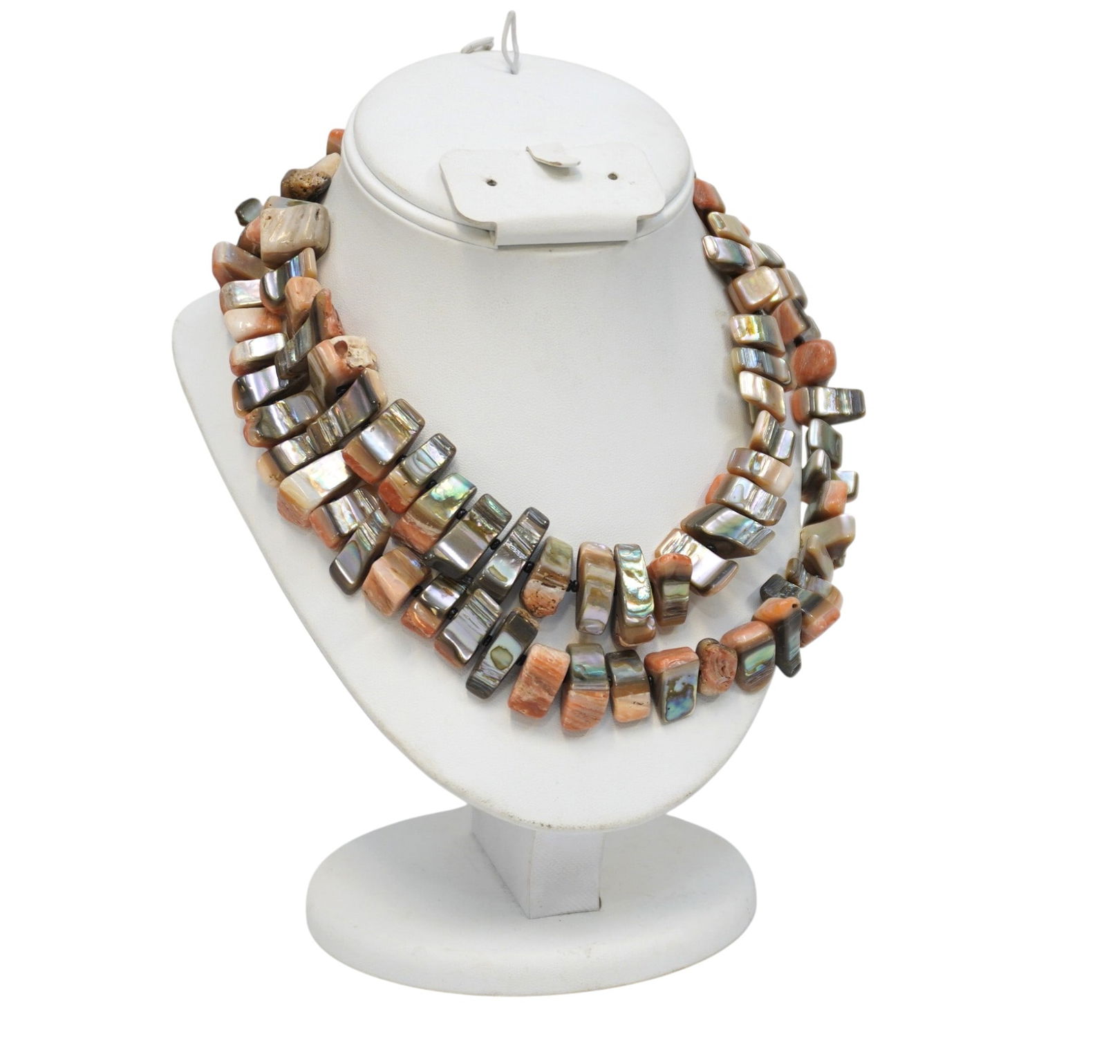 ESTATE VINTAGE MIRIAM HASKELL ABALONE NECKLACE (1 of 6)