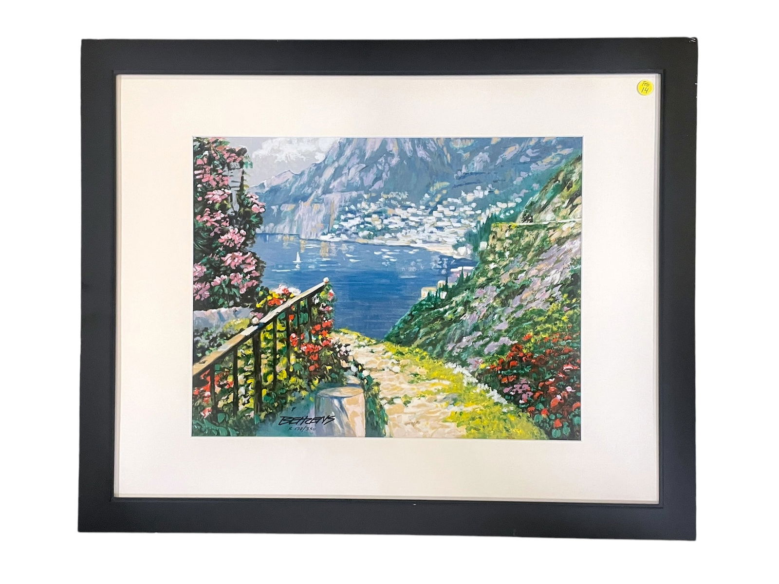 HOWARD BEHRENS (1933-2014) LTD ED LTHO POSITANO (1 of 3)