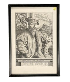 DR GEORGE VON ROGGENBACH ETCHING PORTRAIT