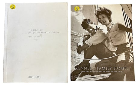 2 SOTHEBY'S KENNEDY FAMILY HOMES AND THE ESTATE OF JACQUELINE KENNEDY ONASSIS AUCTION CATALOGS