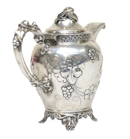 RARE COLUMBIA SC COIN SIVER TEAPOT RADCLIFFE & GUIGNARD