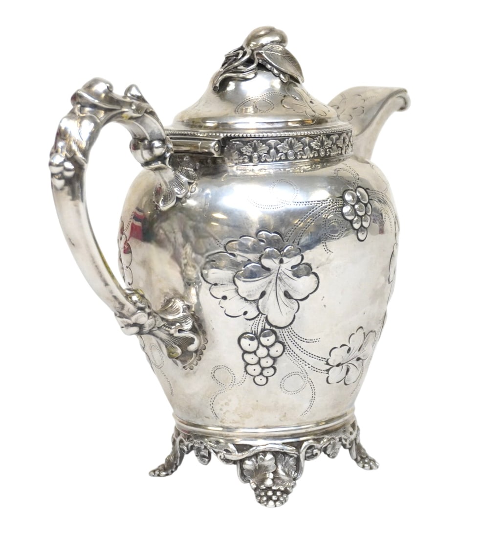 RARE COLUMBIA SC COIN SIVER TEAPOT RADCLIFFE & GUIGNARD (1 of 5)