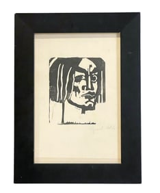 EMIL NOLDE (1867-1956) SIGNED WOODBLOCK PRINT 1912