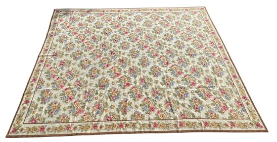 LARGE FRENCH AUBUSSON RUG