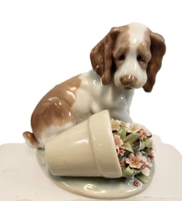 LLADRO 7672 SPANIEL DOG IT WASNT ME