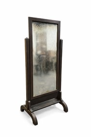 1920s BEVELED CHEVAL MIRROR