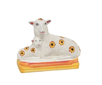 AMERICAN FOLK ART CHALKWARE VINTAGE LIBERTY WORKSHOP REPLICA