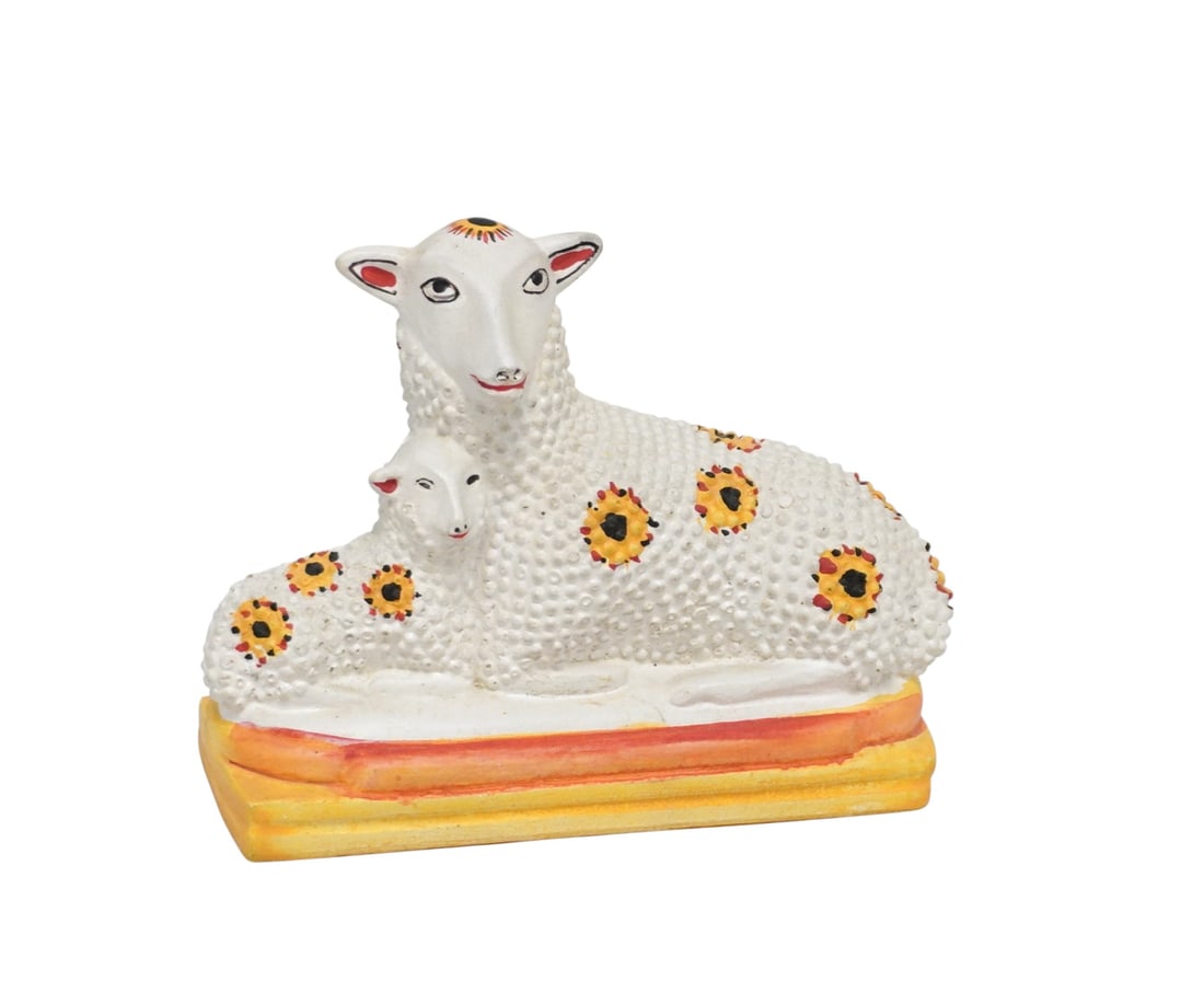 AMERICAN FOLK ART CHALKWARE VINTAGE LIBERTY WORKSHOP REPLICA (1 of 6)