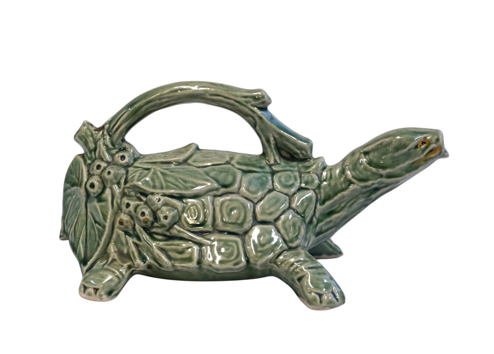 VINTAGE MCCOY POTTERY TURTLE WATER PITCHER (1 of 4)