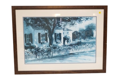 RAY ELLIS KINGDOM BY THE SEA FRAMED PRINT