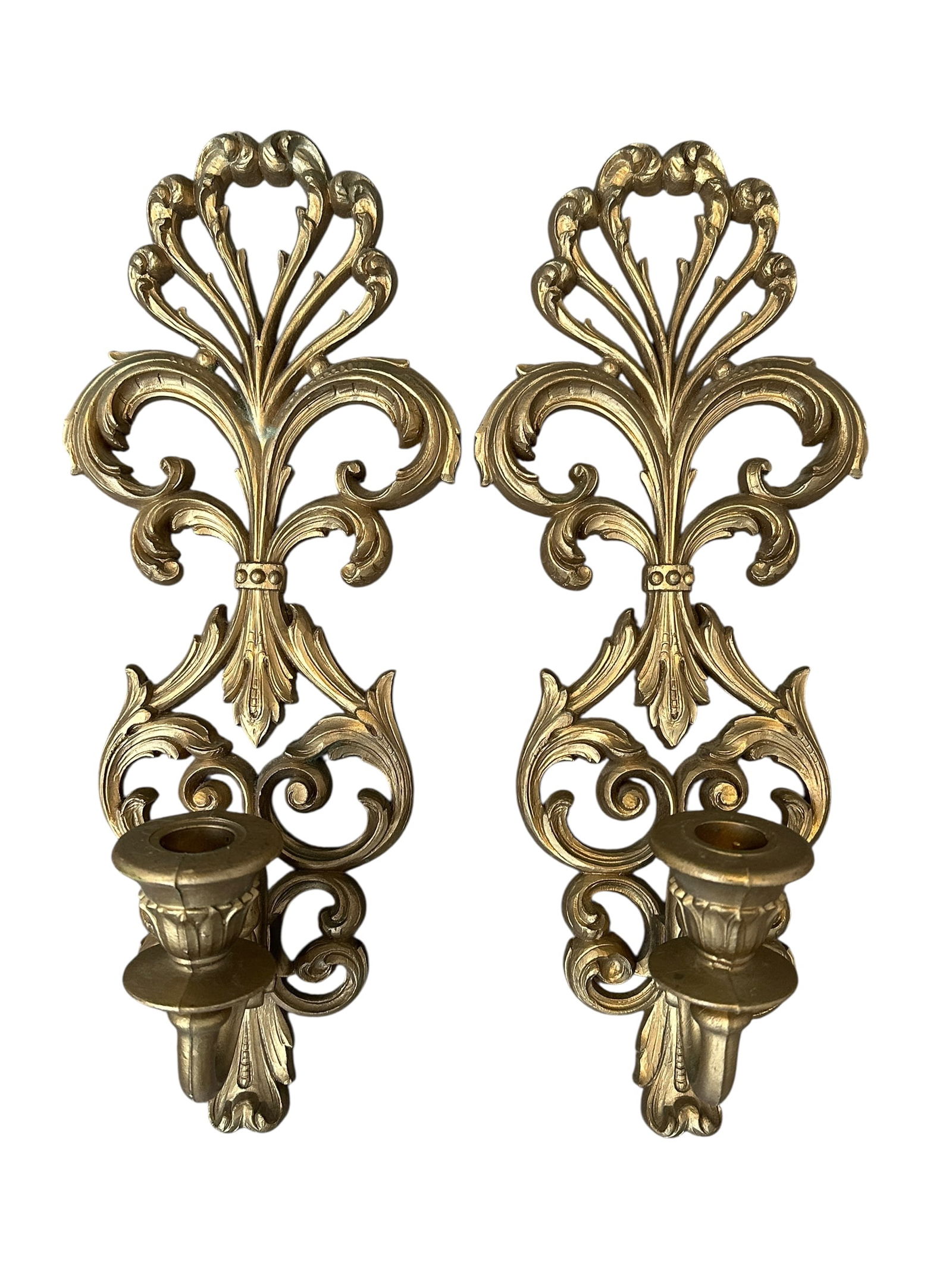 PAIR OF VINTAGE SYROCO SCONCES (1 of 1)