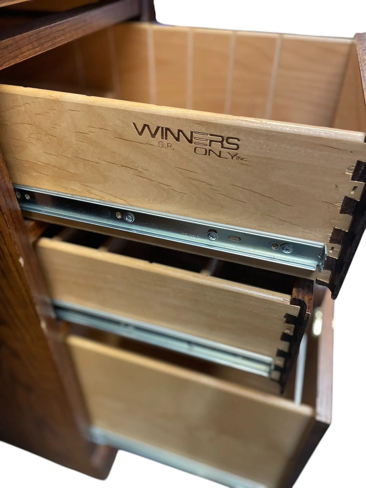 SOLID OAK ROLL TOP DESK WINNERS ONLY - 5