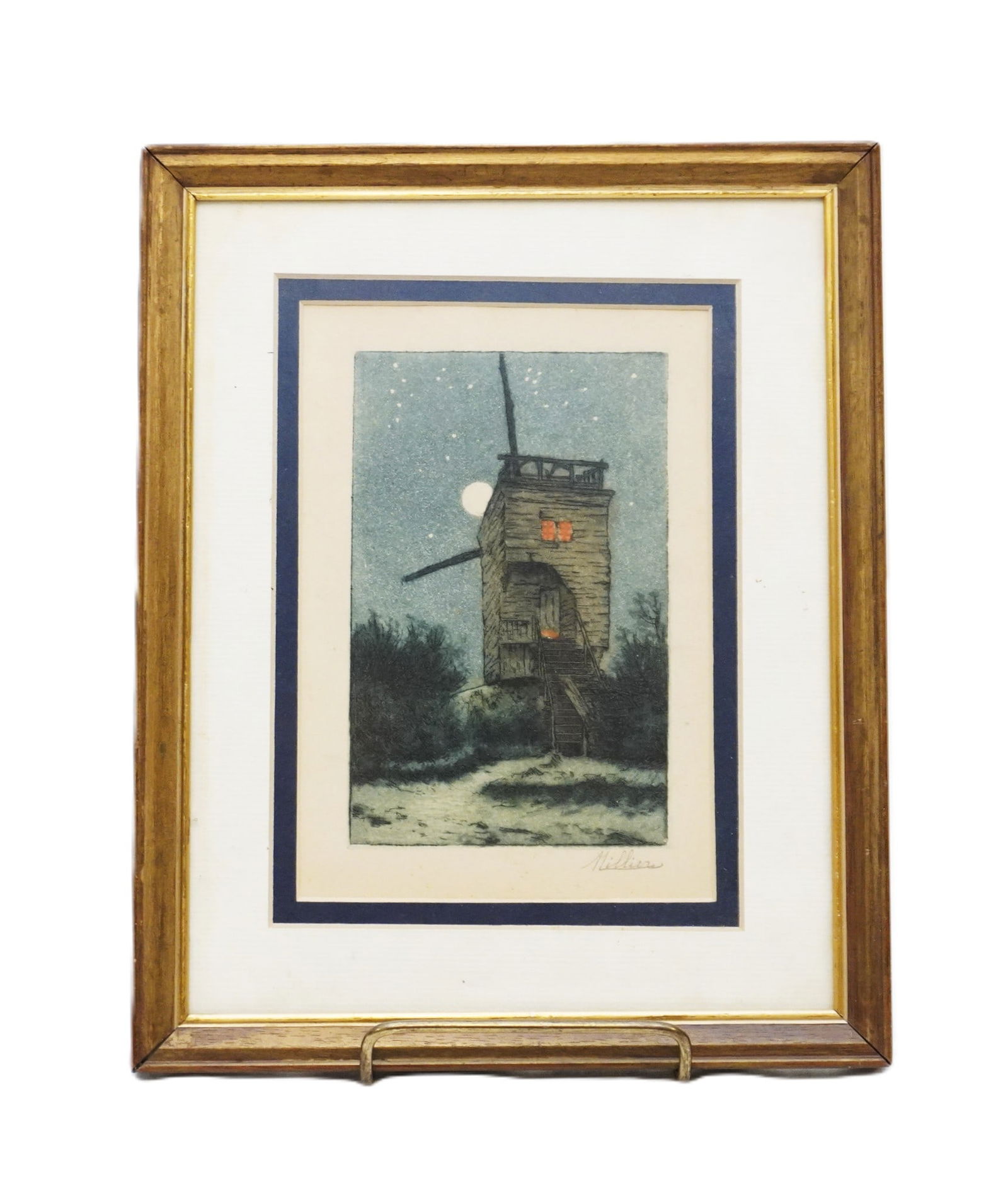 SIGNED ARTHUR MILLIER (1893-1975) ETCHING (1 of 4)