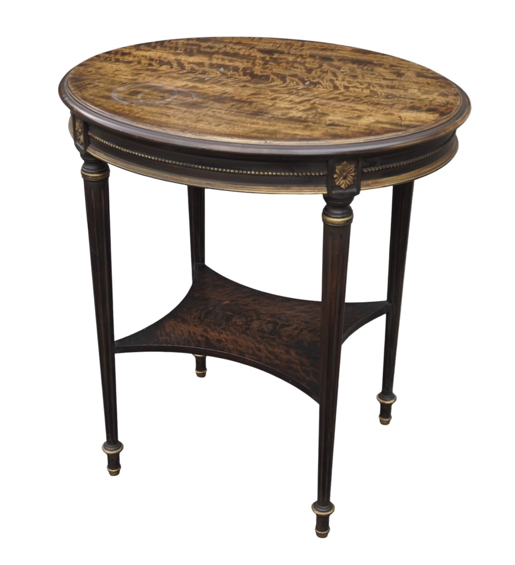REGENCY STYLE FIGURED ROSEWOOD OCCASIONAL TABLE (1 of 6)