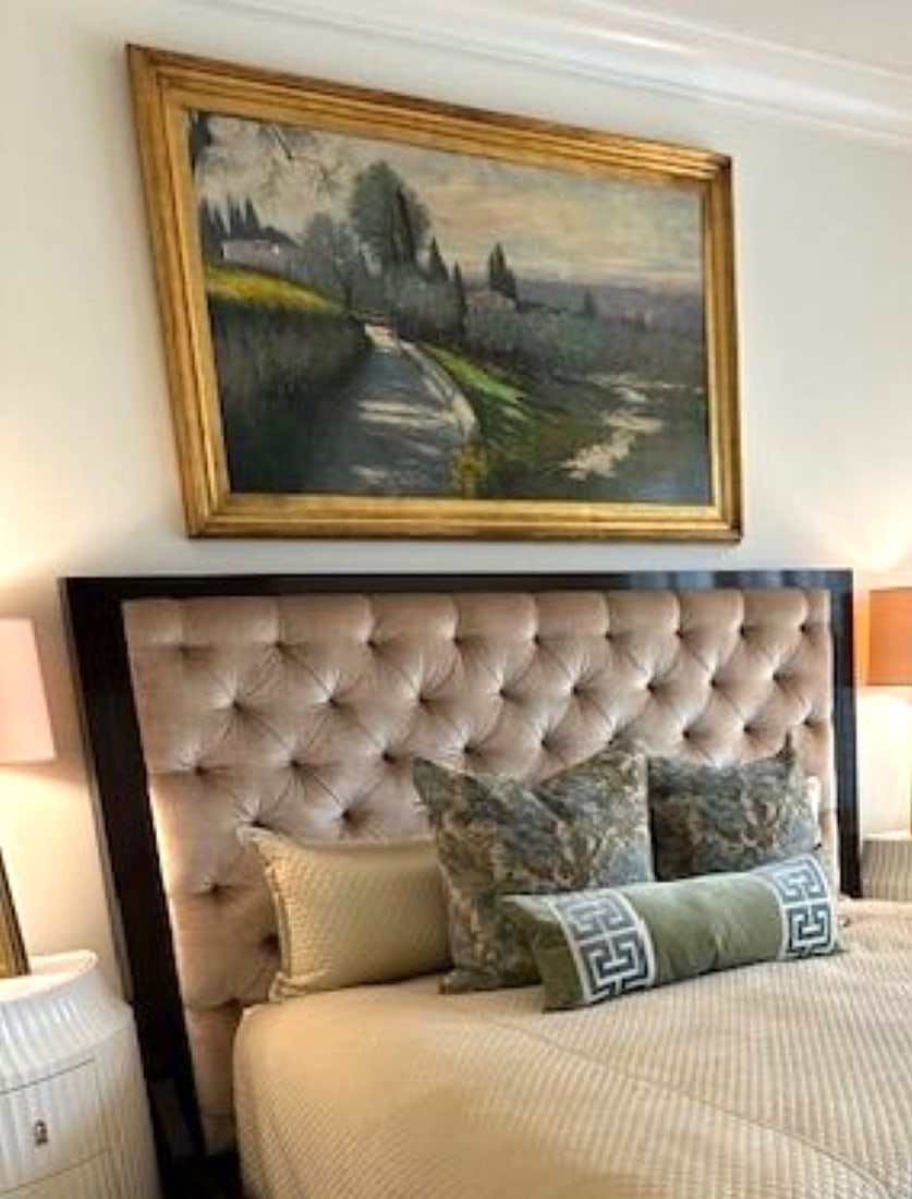 NANCY CORZINE AFRICAN WALNUT KING BED (1 of 3)