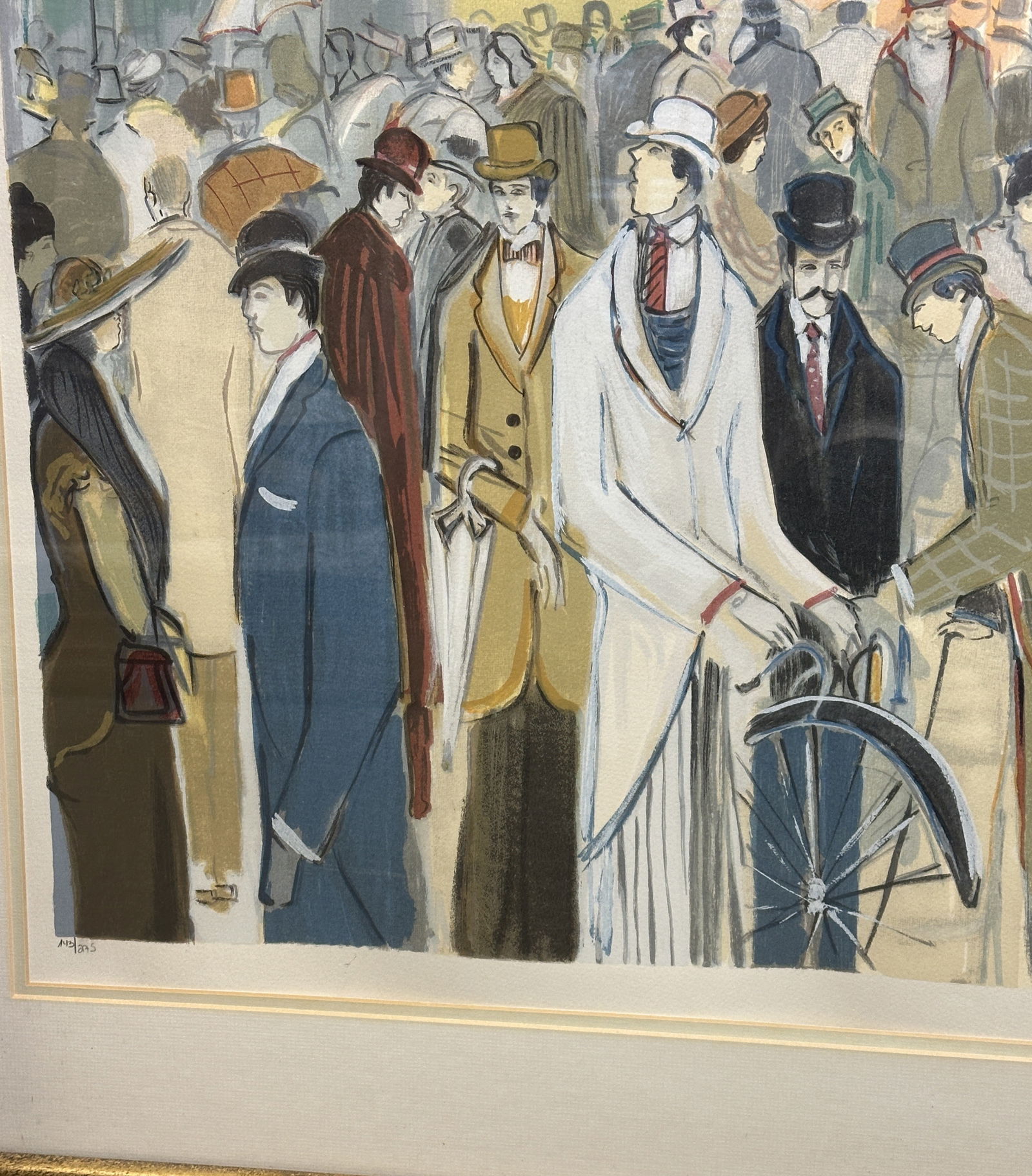 ISAAC MAIMON PARIS CAFE SIGNED LTD SERIGRAPH - 4