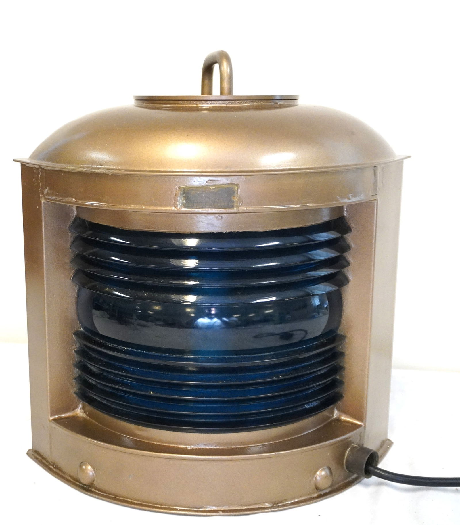 LARGE BRASS "PERKO" PERKINS MARINE & LAMP HARDWARE CORP. NAVIGATION LIGHT (1 of 5)