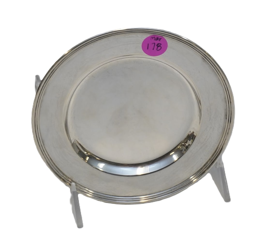 6" STERLING SILVER BREAD PLATE "LORD SAYBROOK" BY INTERNATIONAL (1 of 2)