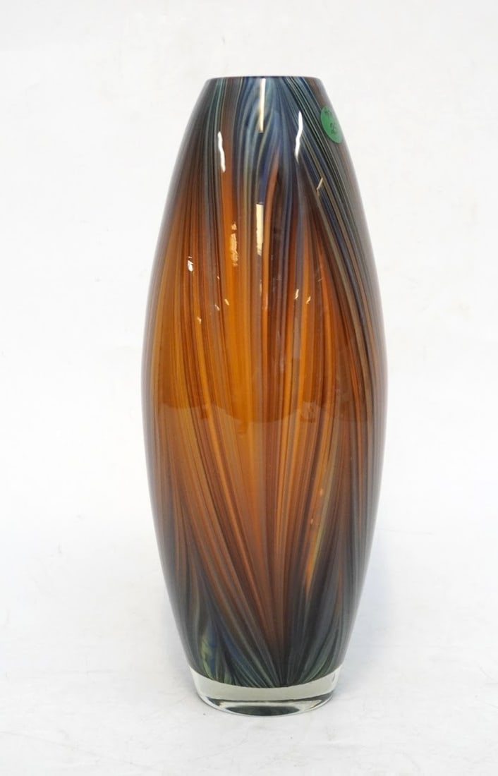 CYAN DESIGN STUDIO FEATHER BLOWN VASE - 3